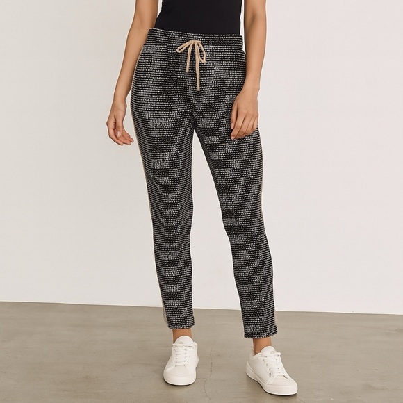 Joie Silk Tie Waist Pattern Pants - Picture 1 of 10